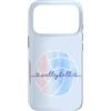 Cute Watercolor I Love Volleyball Custodia per iPhone 17 Pro I Love Pallavolo Acquerello Rosa Pastello Lilla Blu Viola