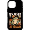Weld Welding Frog Crew Custodia per iPhone 16 Pro Max Saldiamo All'alba Saldatura Frog