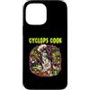 Halloween Glam Retro Vintage Comics Pop Custodia per iPhone 13 Pro Max Ciclope Cuoco Chef Sous Chef Ristorante Cibo Spettrale Uomini Spaventosi
