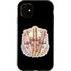 Preppy Leopard Pencil Bow Coquette Teach Custodia per iPhone 11 Preppy Leopard Pencil Bow Coquette Teacher torna a scuola