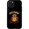 ANIMALICIOUS - Humor Animals and Food me Custodia per iPhone 11 Pro Gufo carino con zucca divertente Halloween