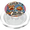 SCIENCE EDUCATION SMART NERD STEM HUMOR DIVERTENTE SCIENZA COMMIC POP ART HO PERSO UN ELETTRONE, POSITIVO PopSockets PopGrip per MagSafe
