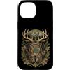 Funny Hunting Back To School Deer Huntin Custodia per iPhone 15 Hunting Back To School - Zaino mimetico per studenti e cacciatori di cervi