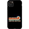 Retro Name Vault Custodia per iPhone 11 Pro Max LOPEZ MARTINEZ Retro 70s 80s Sunset Stripe
