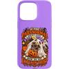 Nomad Tides & Pines Spooky Pet Custodia per iPhone 15 Pro Max Ghost Pug Paranormale Divertente Halloween Autunno Estetica