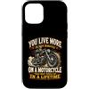 Awesome Vintage Motorcycle Designs and S Custodia per iPhone 12/12 Pro Vivi di più su una moto in cinque minuti Biker Design