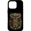 Funny Hunting Back To School Deer Huntin Custodia per iPhone 16 Pro Hunting Back To School - Zaino mimetico per studenti e cacciatori di cervi