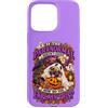 Nomad Tides & Pines Spooky Pet Custodia per iPhone 15 Pro Max Ghost Pug Paranormale Divertente Halloween Autunno Estetica