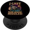 RPG Tabletop Merch I Cast Non-Magic Missile - Gioco di ruolo da tavolo TTRPG Player D20 PopSockets PopGrip Adesivo