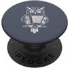 Whimsical Woodland Melodies For Men Wome Gufo con fisarmonica divertente musica gufi fisarmonica grafica PopSockets PopGrip Adesivo