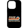 First Name Cool Given Name Gift Ideas Custodia per iPhone 14 Pro FELIX First Name Funny Retro Vintage Birthday
