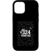 Math Birthday Gifts Custodia per iPhone 12/12 Pro 18 ° compleanno matematica radice quadrata 324 divertente nerd