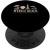 Myrtle Beach Coastal Summer Vacation Des Myrtle Beach South Carolina souvenir di viaggio PopSockets PopGrip Adesivo