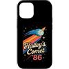 Retro 80s Science Lover Halley's Comet T Custodia per iPhone 12/12 Pro Halley's Comet 1986 Retro Space Lover Design