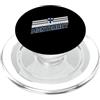 Rayados de Monterrey - Strisce e stemma da calcio PopSockets PopGrip per MagSafe