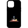 Universe stars planets solar system Sun Custodia per iPhone 12 Pro Max Lancio di razzi su paesaggio innevato
