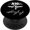 Watch TV Movies & Books on Radio Compute A10 fulmine Warthog | Aereo militare PopSockets PopGrip Adesivo