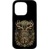 Funny Hunting Back To School Deer Huntin Custodia per iPhone 15 Pro Hunting Back To School - Zaino mimetico per studenti e cacciatori di cervi