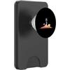 Universe stars planets solar system Sun Lancio di razzi su paesaggio innevato PopSockets PopWallet per MagSafe