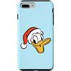 Disney Custodia per iPhone 7 Plus/8 Plus Disney Holiday Donald Duck Big Face Santa Hat Christmas