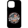 Proud First Time Father Baby Announcemen Custodia per iPhone 13 Pro Max Promosso A Daddy 2027 American Dad Patriotic USA
