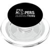 Funny sayings dog trainer obedience agil È una cosa da hoopers, non capiresti l'addestramento del cane PopSockets PopGrip per MagSafe