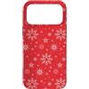 Disney Custodia per iPhone 17 Pro Max Disney Mickey Mouse Icon Festive Holiday Snowflakes Pattern