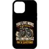 Awesome Vintage Motorcycle Designs and S Custodia per iPhone 12 Pro Max Vivi di più su una moto in cinque minuti Biker Design