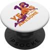 COOL BASKETBALL DESIGNS AND OUTFITS 18 ANNI DI BEING AWESOME BASKET 18. COMPLEANNO PopSockets PopGrip Adesivo
