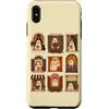 Cute Ghost Halloween Custodia per iPhone XS Max Carino Ghost Halloween Windows Autunno Coffee Reader
