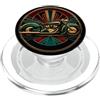 Vintage Engineering Speed Designs Streamliner Cafe Racer Moto Disegno Contorno PopSockets PopGrip per MagSafe