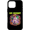 Halloween Glam Retro Vintage Comics Pop Custodia per iPhone 16 Pro Max MD Mummy Medical Doctor Medicine Spooky spaventoso horror Mens