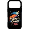 Retro 80s Science Lover Halley's Comet T Custodia per iPhone 17 Pro Max Halley's Comet 1986 Retro Space Lover Design