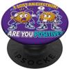 SCIENCE EDUCATION SMART NERD STEM HUMOR DIVERTENTE CHIMICA POSITIVA ELETTRONICA PERSO FISICA SCIENZA PopSockets PopGrip Adesivo