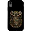 Funny Hunting Back To School Deer Huntin Custodia per iPhone XR Hunting Back To School - Zaino mimetico per studenti e cacciatori di cervi