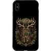 Funny Hunting Back To School Deer Huntin Custodia per iPhone XS Max Hunting Back To School - Zaino mimetico per studenti e cacciatori di cervi