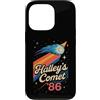 Retro 80s Science Lover Halley's Comet T Custodia per iPhone 13 Pro Halley's Comet 1986 Retro Space Lover Design