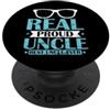 best uncle real proud cool shades family Reale Orgoglioso Zio Best Ever PopSockets PopGrip Adesivo