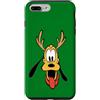 Disney Custodia per iPhone 7 Plus/8 Plus Disney Holiday Pluto Big Face Reindeer Antlers Christmas