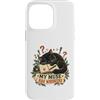 Whisker & Ink Works Custodia per iPhone 14 Pro Max My Muse Has Whiskers - Maglietta divertente per amanti della poesia con gatti
