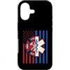 Fire Paramedic Gifts Custodia per iPhone 17 Vigile del fuoco, paramedico, SME, bandiera americana