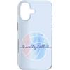 Cute Watercolor I Love Volleyball Custodia per iPhone 17 I Love Pallavolo Acquerello Rosa Pastello Lilla Blu Viola
