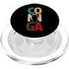 for Lover Drummer Sarcastic Humorous Divertente Conga Drum Detto Con Vintage Retro Vibes PopSockets PopGrip per MagSafe
