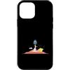 Universe stars planets solar system Sun Custodia per iPhone 12 mini Lancio di razzi su paesaggio innevato