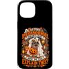 Nomad Tides & Pines Spooky Pet Custodia per iPhone 15 Ghost Pug Paranormale Divertente Halloween Autunno Estetica