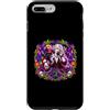 Halloween Glam Retro Vintage Comics Pop Custodia per iPhone 7 Plus/8 Plus Vampire DJ House Trap Club Dance Musica Spettrale Spaventoso Clubbing