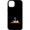 Universe stars planets solar system Sun Custodia per iPhone 14 Plus Lancio di razzi su paesaggio innevato