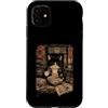 Sushi Techwear Tokyo Noodles Japanese St Custodia per iPhone 11 Otaku Kawaii Anime Manga Samurai Ramen Y2K Cyberpunk Japan