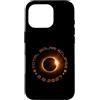 Europe Africa Total Solar Eclipse 2.8.20 Custodia per iPhone 16 Pro Total Solar Eclipse 2.8.2027 Spagna Marocco Egitto Tasca