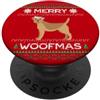 Christmas Border Terrier Ugly Woofmas Sw Border Terrier Natale PopSockets PopGrip Adesivo
